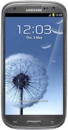 Смартфон Samsung Galaxy S3 GT-I9300 16Gb Titanium grey - Можайск